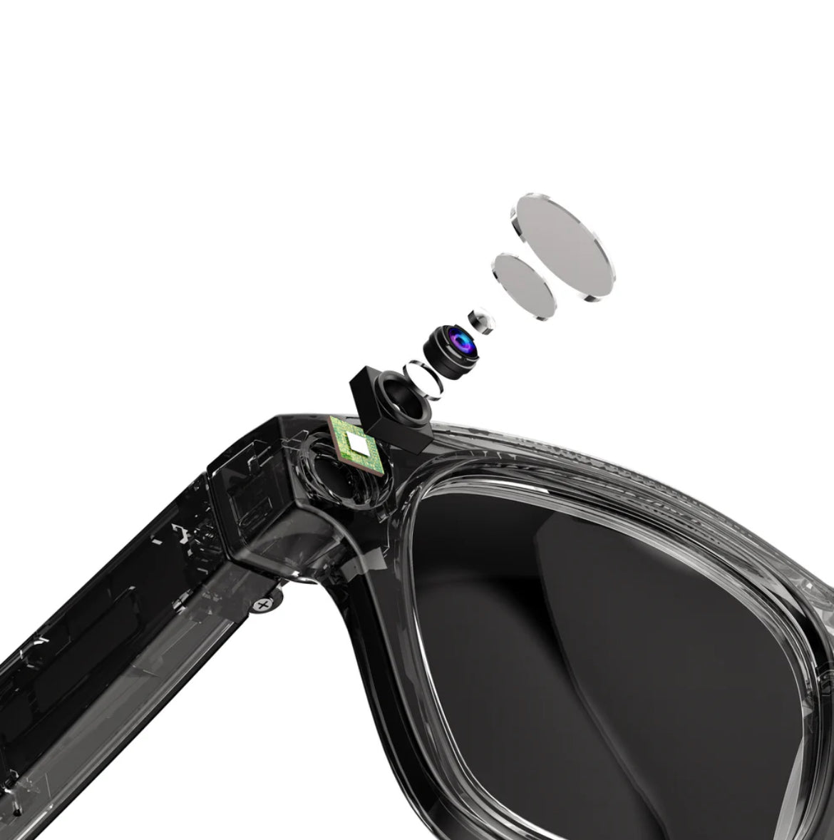 Visionix w6000 smart Glasses - HD video  Music & AI translation