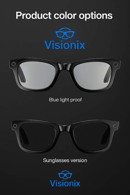 Visionix w6000 smart Glasses - HD video  Music & AI translation